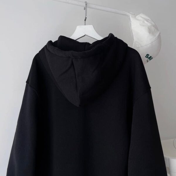 áo khoác hoodie zip nỉ dây kéo wzs đen