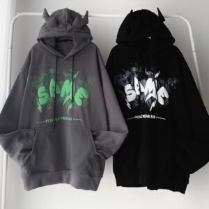 áo hoodie the same xám chì