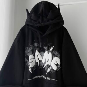 áo khoác hoodie same đen