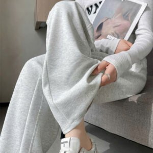 quần dài nỉ ống rộng