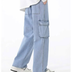quần jeans dài túi hộp