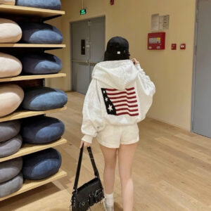 áo hoodie thêu xù