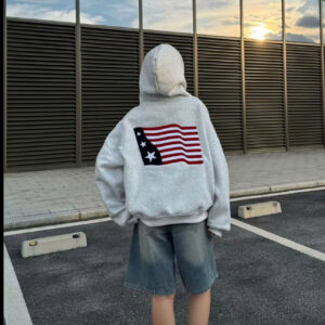 áo hoodie thêu xù