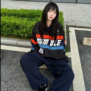 Áo Khoác Dù Racing Form Boxy