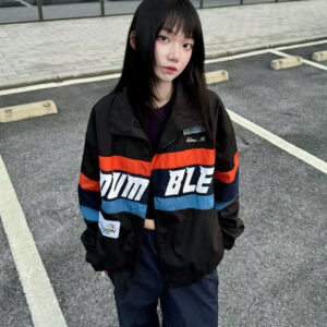 Áo Khoác Dù Racing Form Boxy