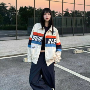 Áo Khoác Dù Racing Form Boxy