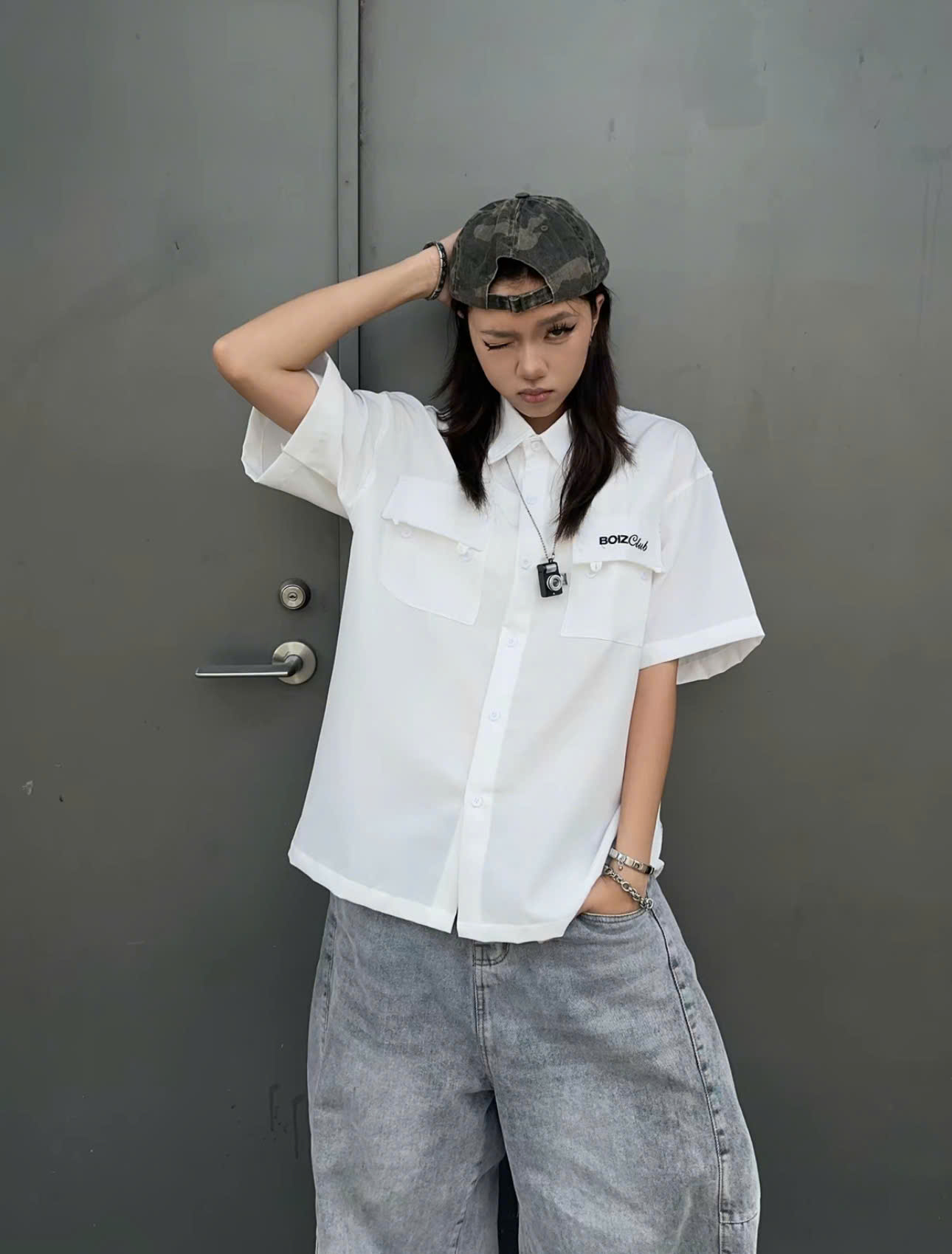 áo sơ mi boxy áo sơ mi boxy