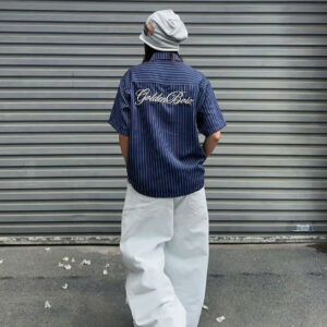 áo sơ mi kẻ sọc form boxy