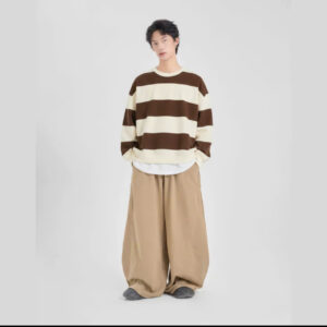 áo sweater kẻ sọc ngang