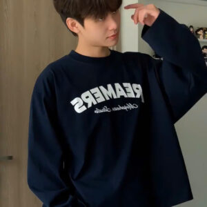 áo thun tay dài form boxy