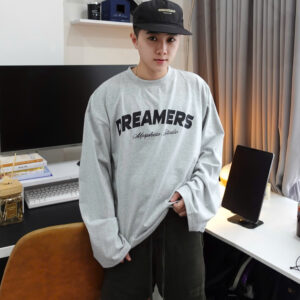 áo thun tay dài form boxy